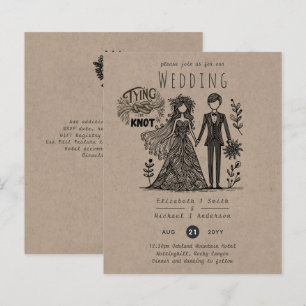 Noiva Noivo Desenho Animado Divertido Casamento De