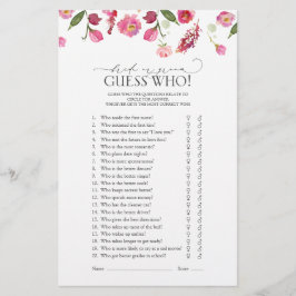 Noiva Ou Adivinha Quem Pia Jogo De Chá de panela