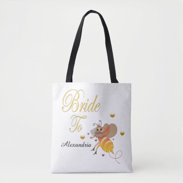Noiva Para Ser Bridal Personalize Tote Bag (Frente)