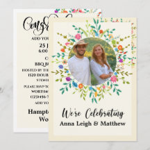 Noivado - Convite de Anúncio de Casamento