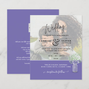 NOIVADO de Convite PHOTO Wedding Salvar Data