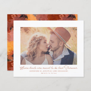 Noivado de Foto Boho Terracotta