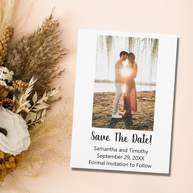 Noivado De Fotografia Salva O Cartão De Data (Criador carregado)