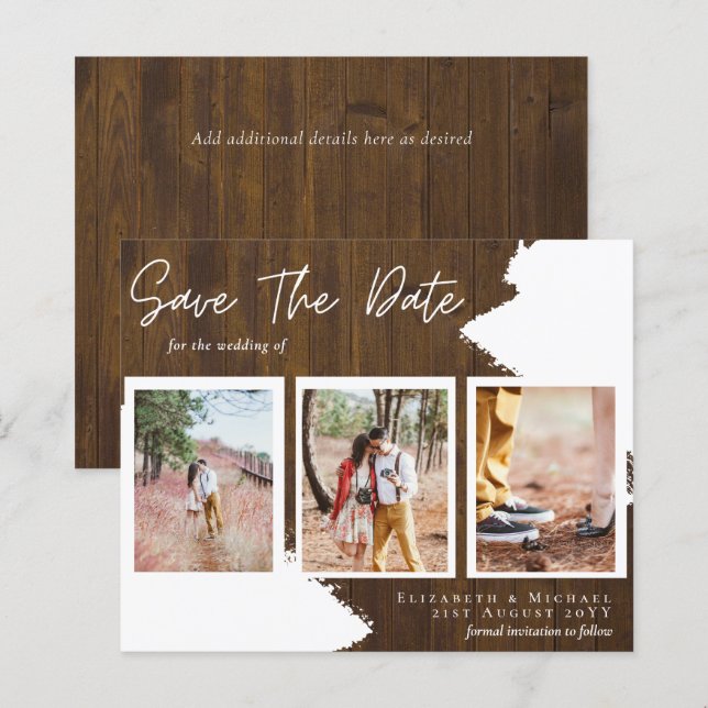 NOIVADO ORÇAMENTAL Foto RUSTIC SALVAR DATA (Frente/Verso)