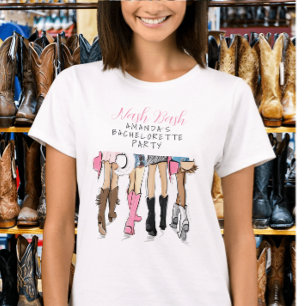 Noivas do Nash Bash Camisas Personalizadas de Desp