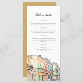 NOLA New Orleans Bourbon Street Menu Cards