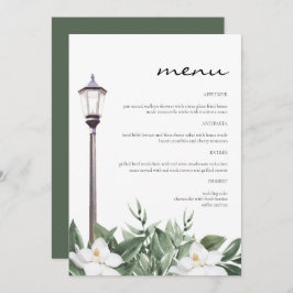 NOLA Nova Orleans Magnolia 5x7" Vamos Eat Menu