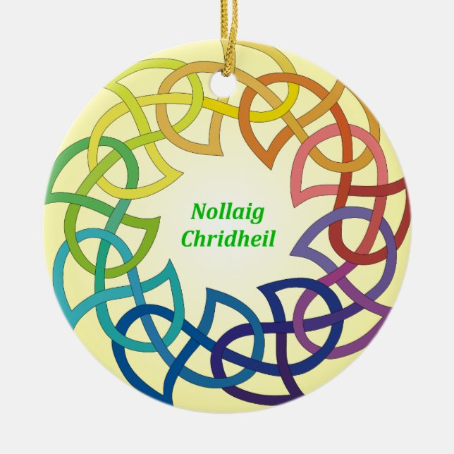 Nollaig Chridheil - enfeites de natal escoceses (Frente)