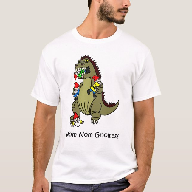 Nom Nom Gnome T-Shirt (Frente)