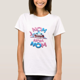 NOM NOM - T-Shirts de Foodie Divertidas para Almas