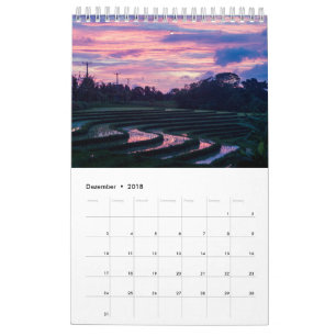 Nómada de em solitário calendário 2018