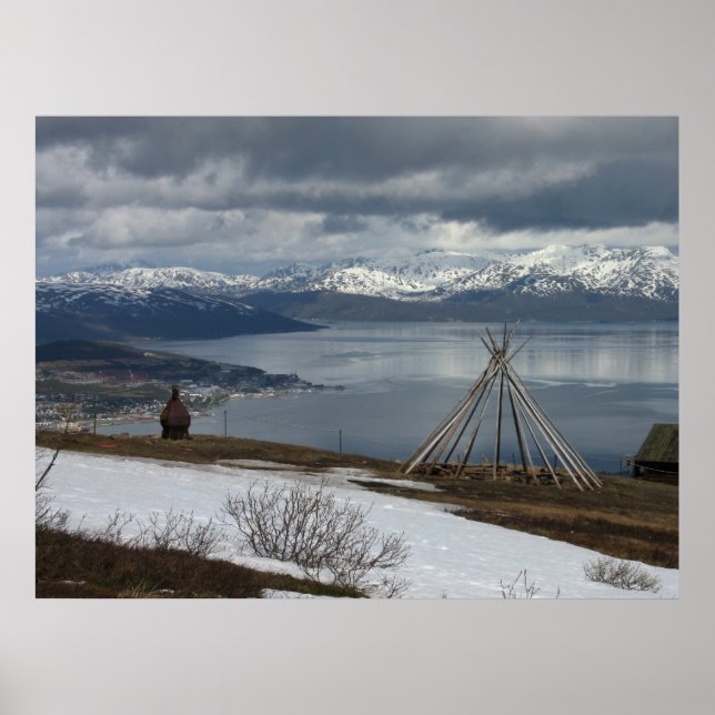 Nômadas Árctico Poster Tipi (Frente)