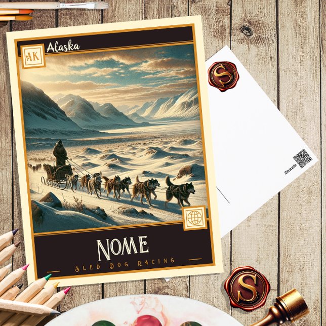 Nome, Alasca | Cartão postal Vintage (Criador carregado)