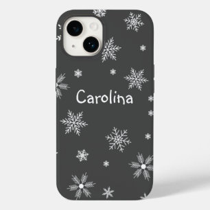nome branco dos flocos de neve