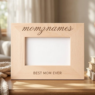 Nome com Caligrafia Personalizada Melhor Mãe do Mu