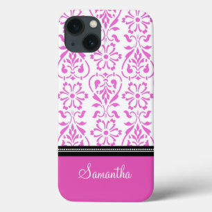 nome cor-de-rosa do costume do damasco do iPad