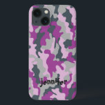 Nome da Camuflagem Rosa legal Personalizado<br><div class="desc">Design de padrão de Camo em combinação cor de verde-oliva rosa, roxo e claro e verde-oliva mais escuro em tom cinza sutil com um lugar para o seu nome. Personalize-o com o nome do destinatário ou personalize-o ainda mais se quiser alterar a fonte, o tamanho e a cor do texto,...</div>
