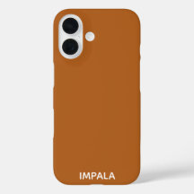 Nome da cor castanho do Impala