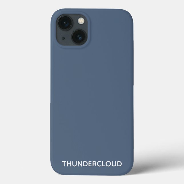 Nome da Cor da cinza Azul da Thundercloud (Verso)