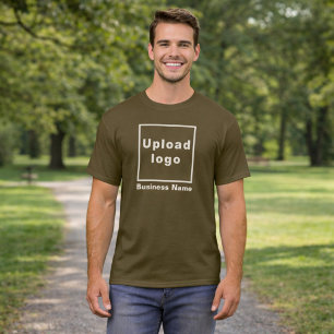 Nome da Empresa e Logotipo   Camiseta Masculina Ma