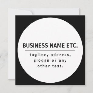 Nome da empresa e slogan/outro texto Preto e bra