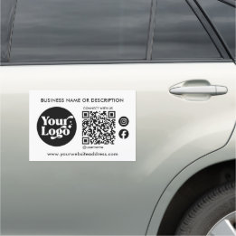 Nome da empresa Logotipo QR Código da web Mídia so
