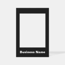 Nome da Empresa Preto Simples