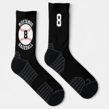 Nome da Equipe de Baseball Personalizada e Número