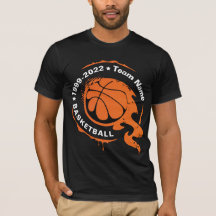 Nome da Equipe de Basquete. Personalizar T-Shirt