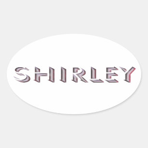 Nome da etiqueta de Shirley