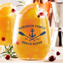 Nome da família Beach House Marinho de remos de an