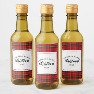 Nome da Família de Xadrezes de Natal Tartan Ano