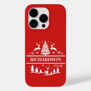 Nome da Família Personalizada do Red Christmas   F