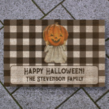 Nome da Família Personalizada Ghost da Pumpkin do