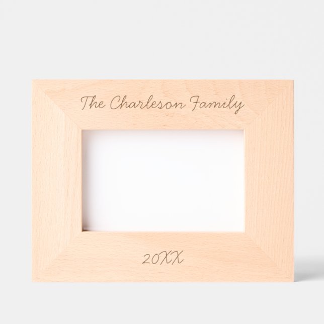Nome da Família Personalizado Data (Front)