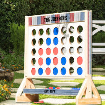 Nome da família Red White e Blue Backyard Party