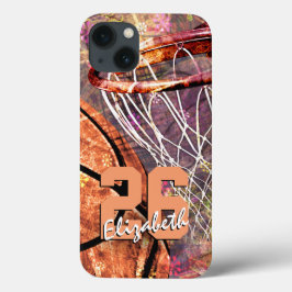 nome da garota e basquete de número de camisa