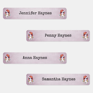 Nome da Tecido Etiquetas de Vestuário do Rainbow U