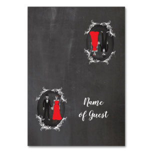 Nome de cartões da mesa dos esqueletos do crânio