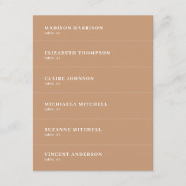 Nome de Casamento Boho Cartões DIY