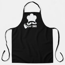 Nome de Chef com Bigode Preto Engraçado