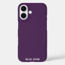 Nome de cor azul John púrpura