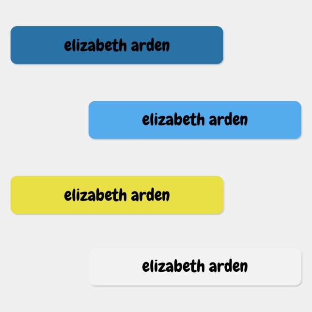 Nome de etiqueta à prova de água para crianças col (Grupo)