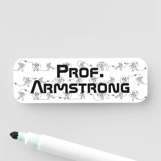 Nome de etiqueta astronauta (In Situ)