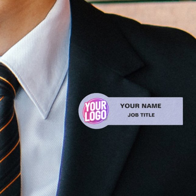 Nome de etiqueta azul para o profissional de logot (Criador carregado)