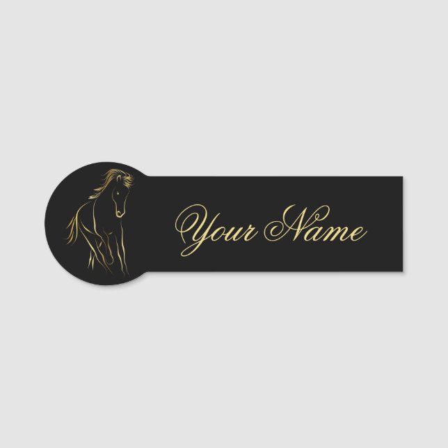 Nome de etiqueta Clássico (Frente)