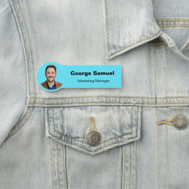 Nome de etiqueta Clássico de Foto e Nome de Funcio (In Situ)