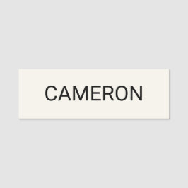 Nome de etiqueta clássico magnético ou profissiona