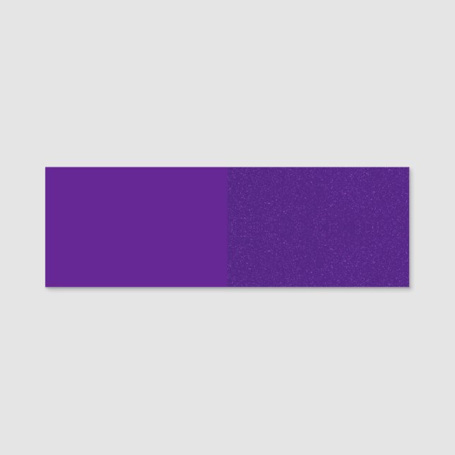 Nome de etiqueta Clássico Personalizado com Glitte (Frente)