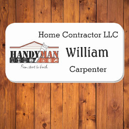 Nome de etiqueta com o Crachá de texto personaliza